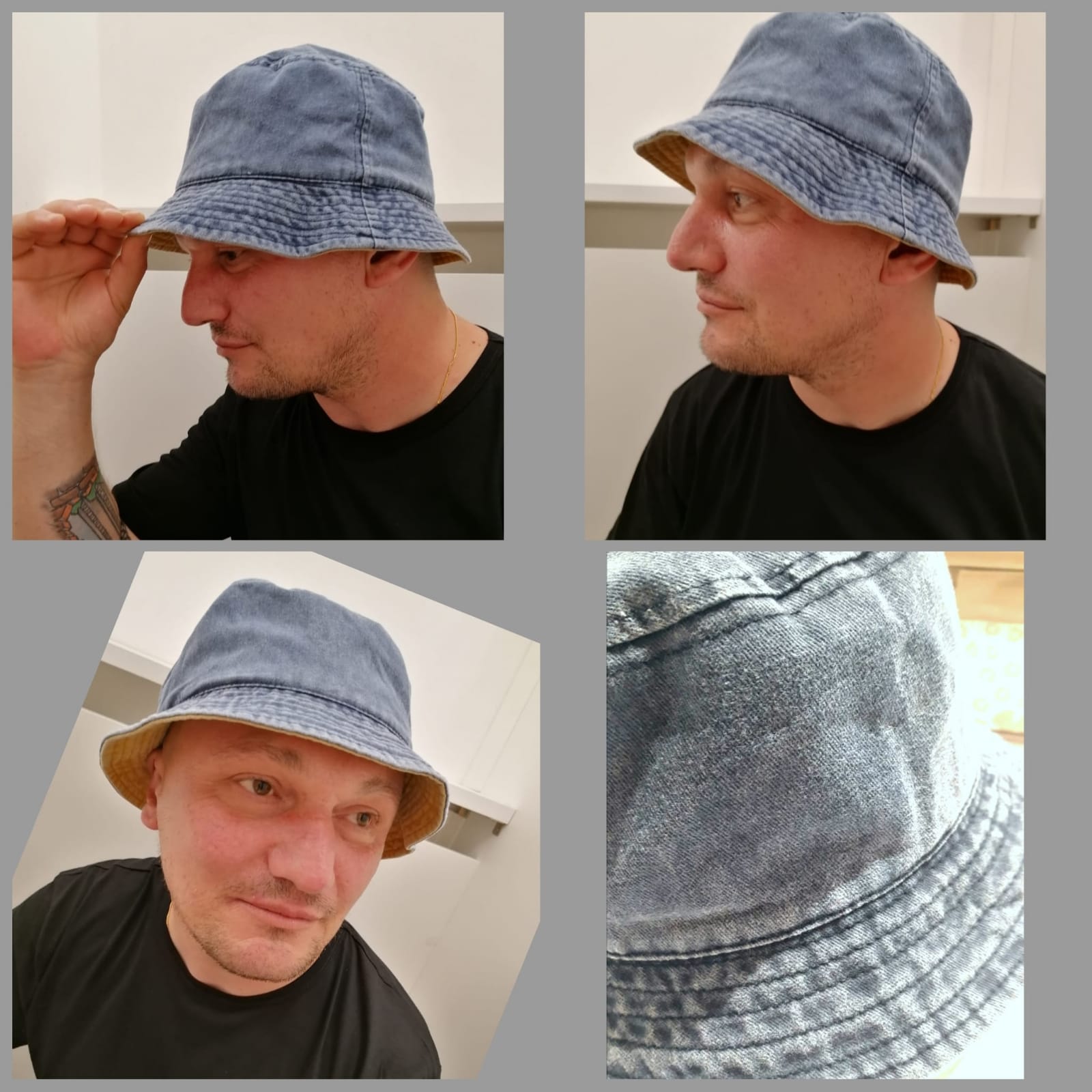 Cappello modello pescatore Guerra in cotone - prodotto 100% italiano - Mode  Marisa
