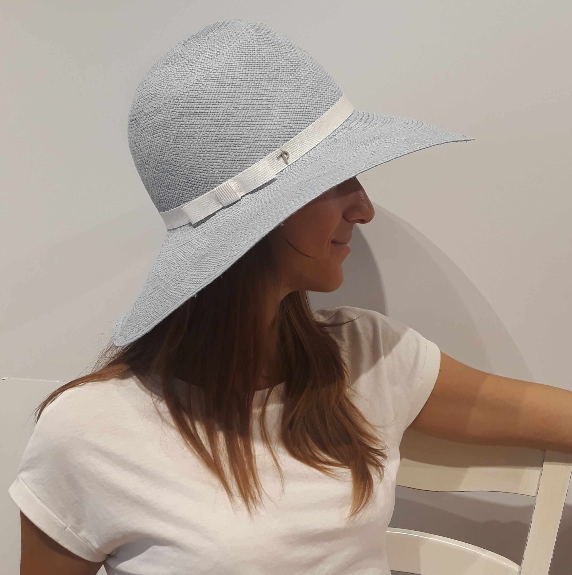 Cappello Panama Panizza donna - var. celeste - Mode Marisa