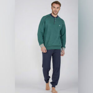 Pigiama Uomo Bip Bip in Punto Milano Premium – Cotone 80%