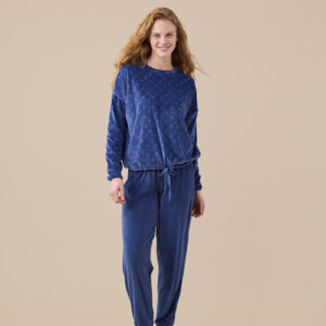 Tuta da casa Noi di Notte in ciniglia felpata