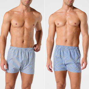 Boxer Perofil in tessuto di cotone art. Gange- conf. 2 pezzi - colors bipack